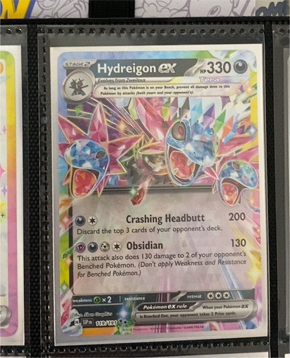 2024 Pokemon Surging Sparks #119 Hydreigon ex — front