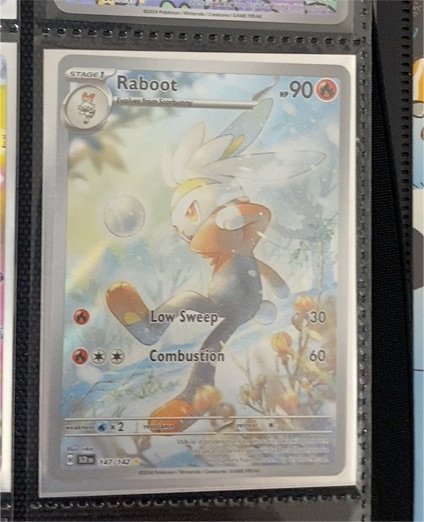 2024 Pokémon Scarlet & Violet #147 Raboot — front