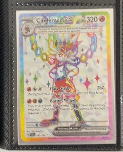 2024 Pokémon SV07 #157 Cinderace ex — front