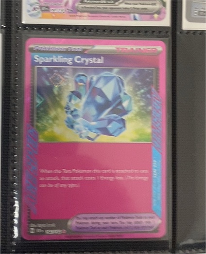 2022 Pokémon TCG SV07: Stellar Crown #142 Sparkling Crystal — front
