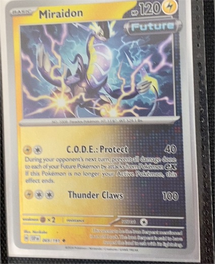 2024 Pokémon SV08: Surging Sparks #069 Miraidon — front