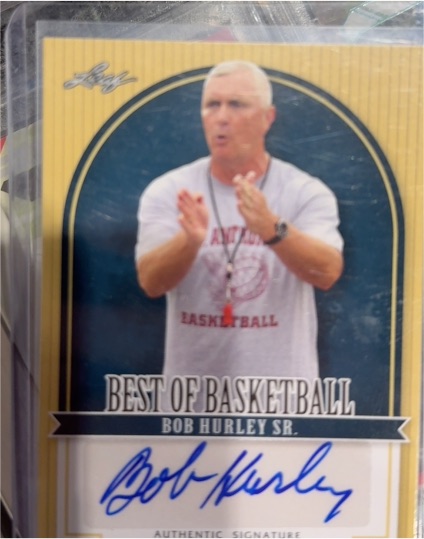 2012 Leaf Best of Basketball Bob Hurley Sr. — front