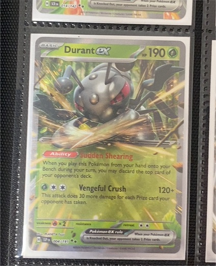 2024 Pokemon Scarlet & Violet Surging Sparks #004 Durant ex — front