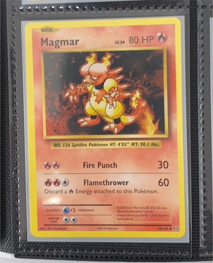 2016 Pokémon XY Evolutions #20 Magmar — front