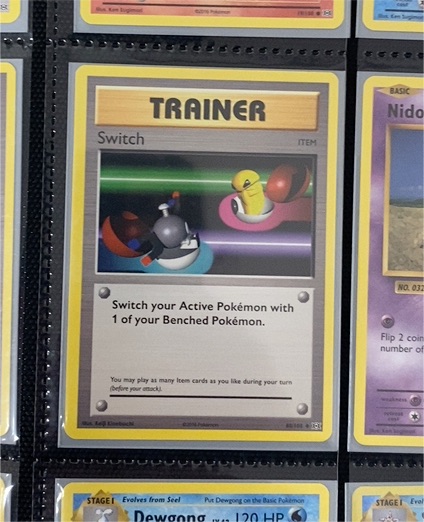 1999 Pokémon #95 Switch — front