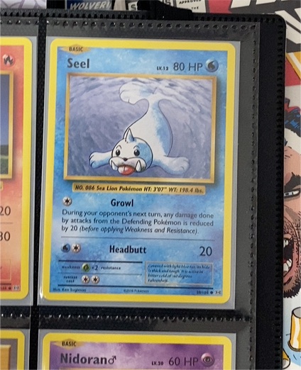 2016 Pokémon XY Evolutions #28 Seel — front