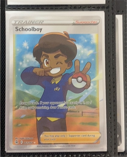 2021 Pokémon Fusion Strike #261 Schoolboy — front