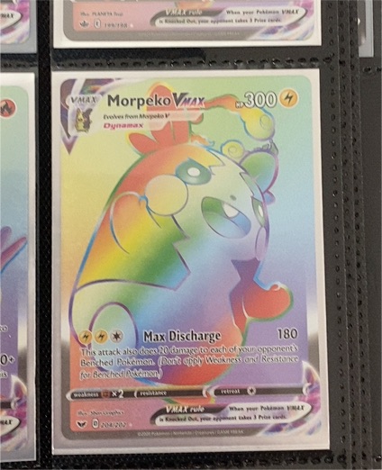 2020 Pokemon Sword & Shield #204 Morpeko VMAX — front