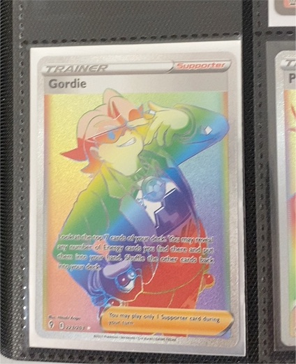 2021 Pokémon Evolving Skies #223 Gordie — front