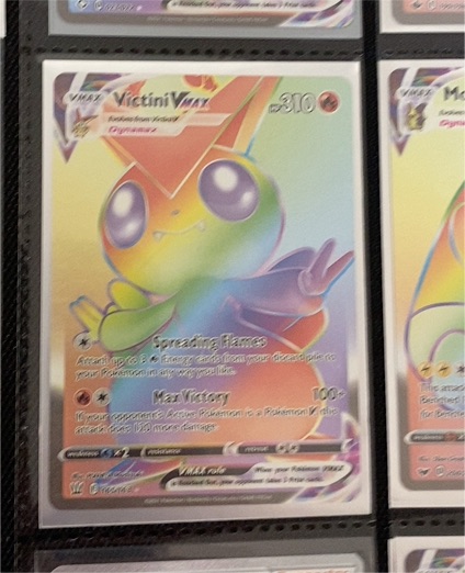 2021 Pokémon TCG Battle Styles #165 Victini VMAX — front