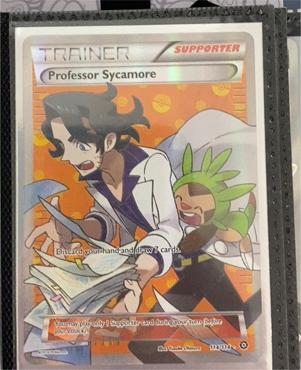 2016 Pokémon Steam Siege #114 Professor Sycamore — front