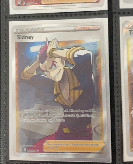 2021 Pokémon Fusion Strike #264 Sidney — front