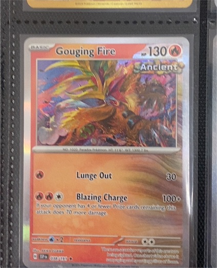 2024 Pokémon SV Surging Sparks #038 Gouging Fire — front