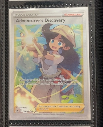 2022 Pokémon TCG Lost Origin #TG23/TG30 Adventurer's Discovery — front