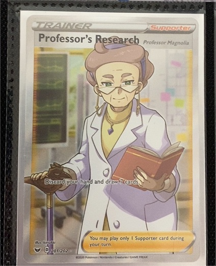 2020 Pokémon Sword & Shield #201 Professor's Research — front