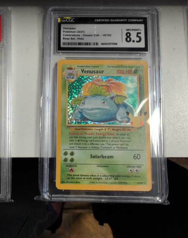 2021 Pokémon Celebrations: Classic Collection #15 Venusaur — front