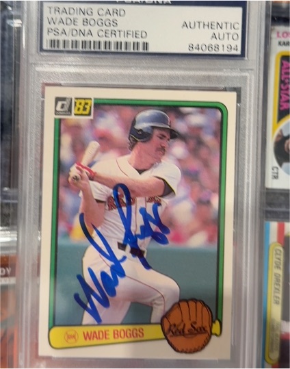 1983 Donruss #586 Wade Boggs — front