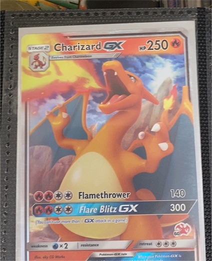 2019 Pokémon Sun & Moon Hidden Fates #9 Charizard GX — front