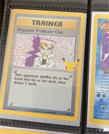 2021 Pokemon Celebrations Classic Collection #73 Imposter Professor Oak — front