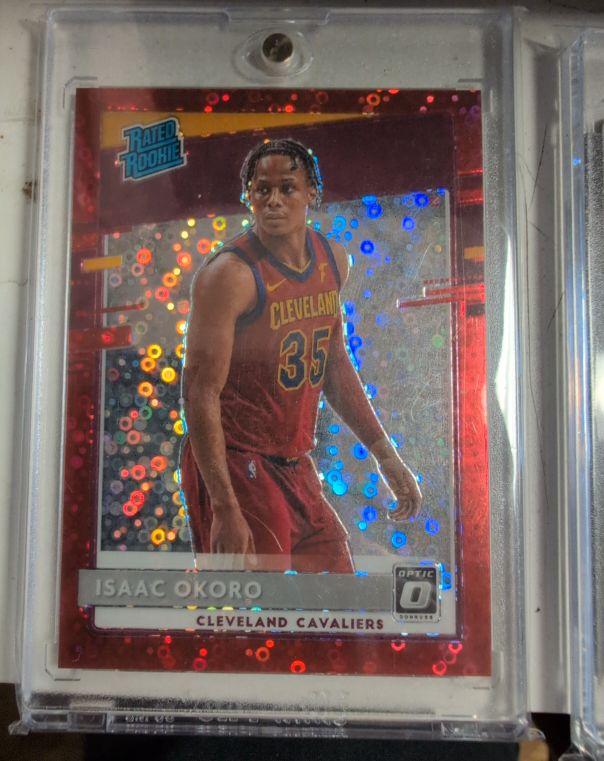 2020-21 Panini Donruss Optic #155 Isaac Okoro Rated Rookie — front
