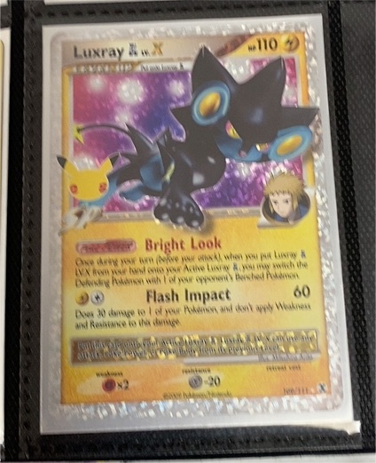 2021 Pokemon Celebrations Classic Collection #109 Luxray GL LV.X — front