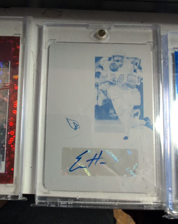 2023 Panini Contenders Optic #1/1 Anthony Richardson Printing Plate Auto — front