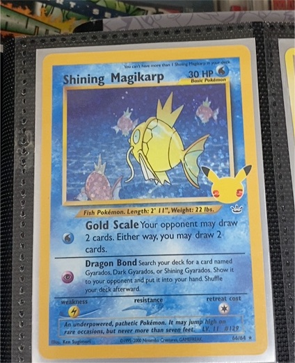 2021 Pokémon Celebrations #66 Shining Magikarp — front