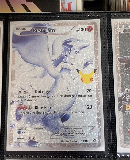 2021 Pokémon Celebrations Classic Collection #113 Reshiram — front