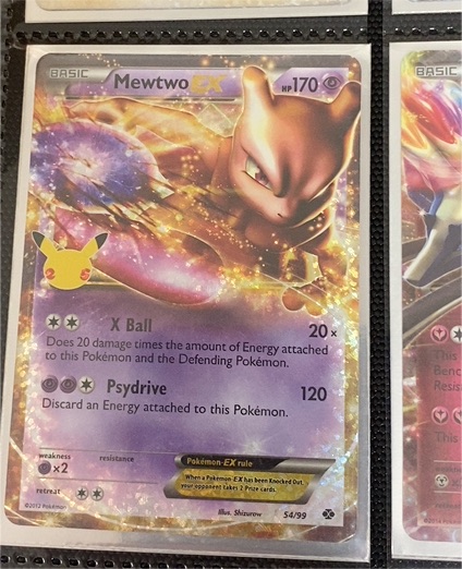 2021 Pokemon Celebrations Classic Collection #54 Mewtwo EX — front