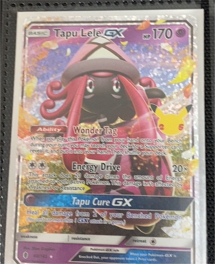 Pokémon Celebrations #60 Tapu Lele GX — front