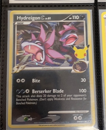 2021 Pokémon TCG SWSH138 Hydreigon C Sword & Shield Promo — front