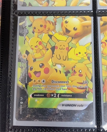 2021 Pokemon SWSH Black Star Promo #141 Pikachu V-Union — front