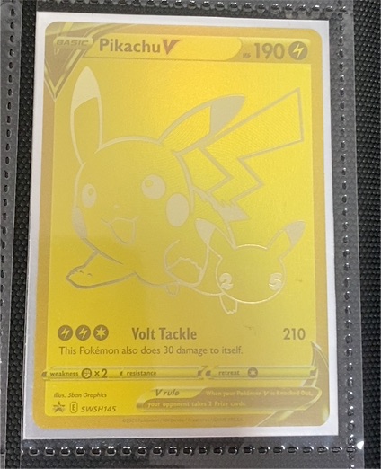 2021 Pokemon Celebrations Pikachu V SWSH145 — front