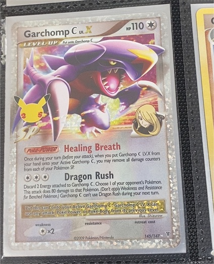 2021 Pokemon Celebrations #145 Garchomp C LV.X — front