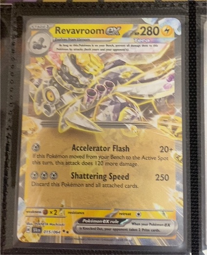 2024 Pokémon Shrouded Fable #015/064 Revavroom ex — front