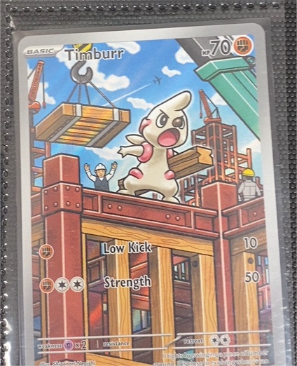 2025 Pokémon 125/086 Timburr — front