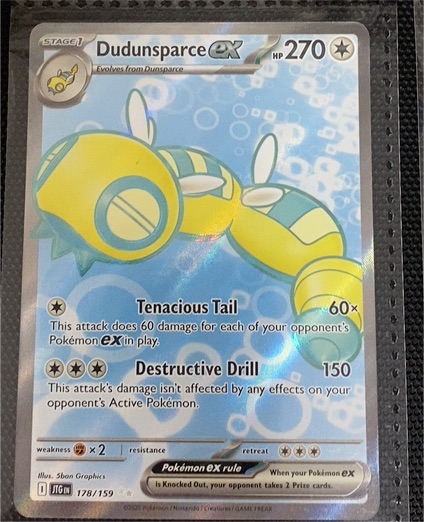 2023 Pokémon TCG Journey Together #178 Dudunsparce ex — front