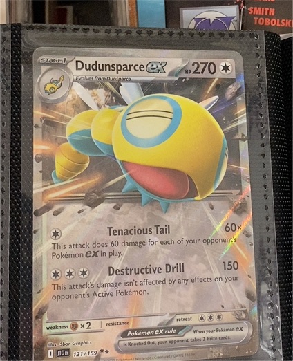 2022 Pokémon SV09: Journey Together #121 Dudunsparce EX — front