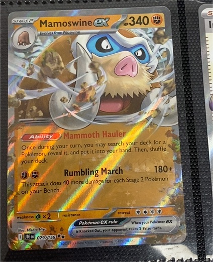 Mamoswine ex 079/159 Sv09: Journey Together — front
