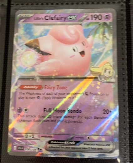 2025 Pokémon #056 Lillie's Clefairy ex — front