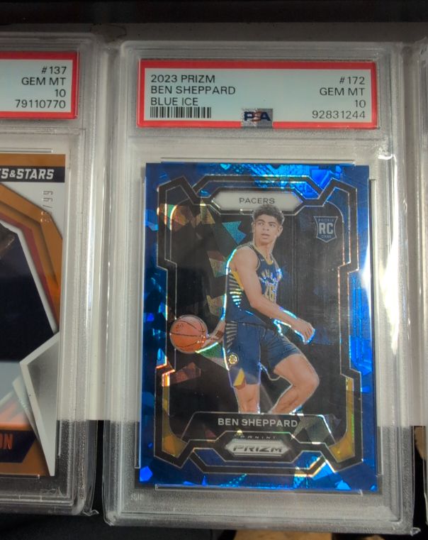 2023 Panini Prizm #172 Ben Sheppard Blue Ice — front