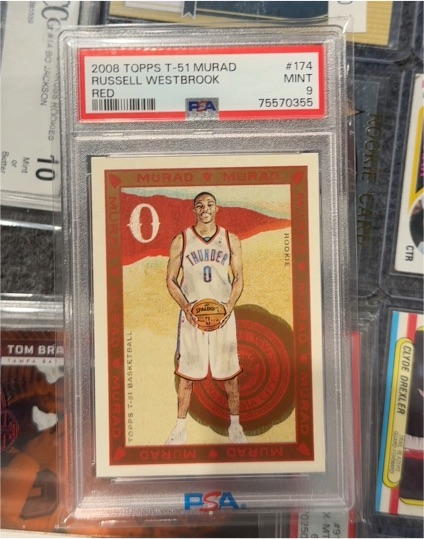2008 Topps T-51 Murad Red #174 Russell Westbrook — front