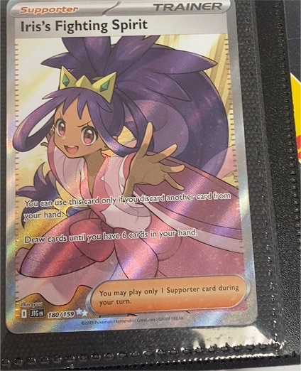 2025 Pokemon Journey Together #180 Iris's Fighting Spirit — front