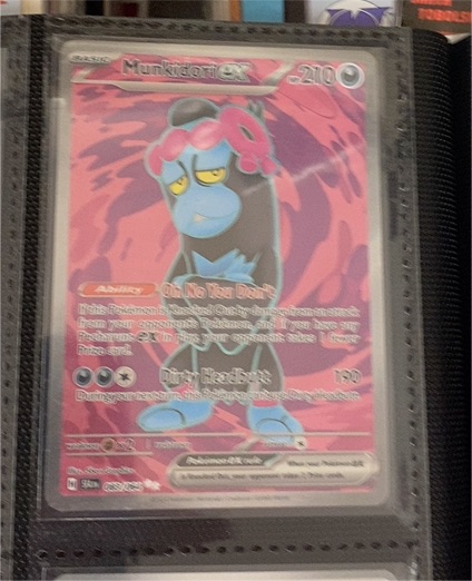 Pokémon SV Shrouded Fable Munkidori ex 083/064 — front