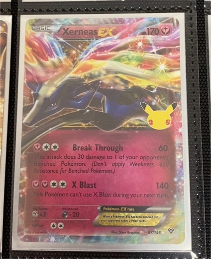 2021 Pokémon TCG Celebrations Classic Collection #97 Xerneas EX — front