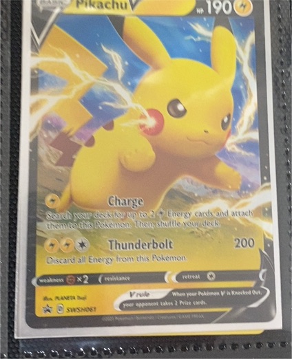 2021 Pokemon TCG Pikachu V #SWSH061 Sword & Shield Promo — front