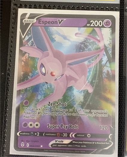 2021 Pokémon TCG Evolving Skies #064 Espeon V — front