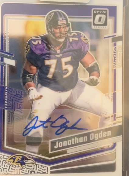 2023 Donruss Optic #13 Jonathan Ogden — front