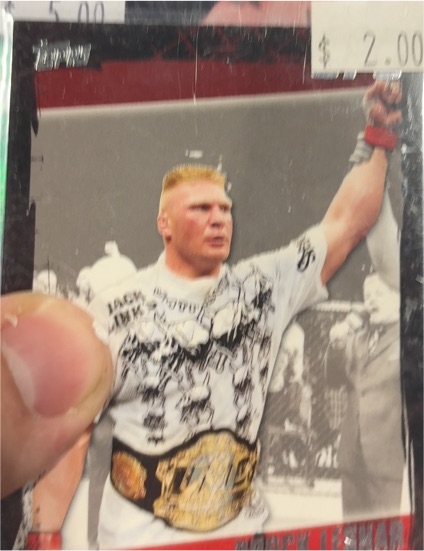 2010 Topps UFC Series 4 #82 Brock Lesnar — front