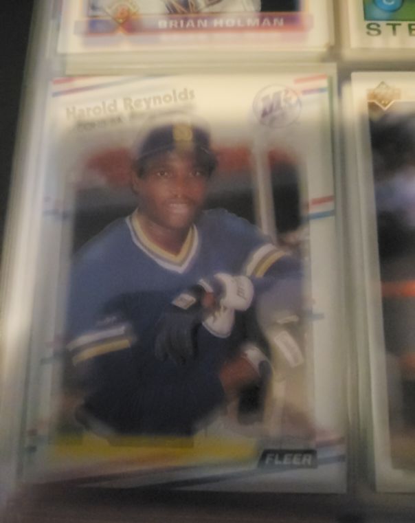 1987 Fleer #604 Harold Reynolds — front